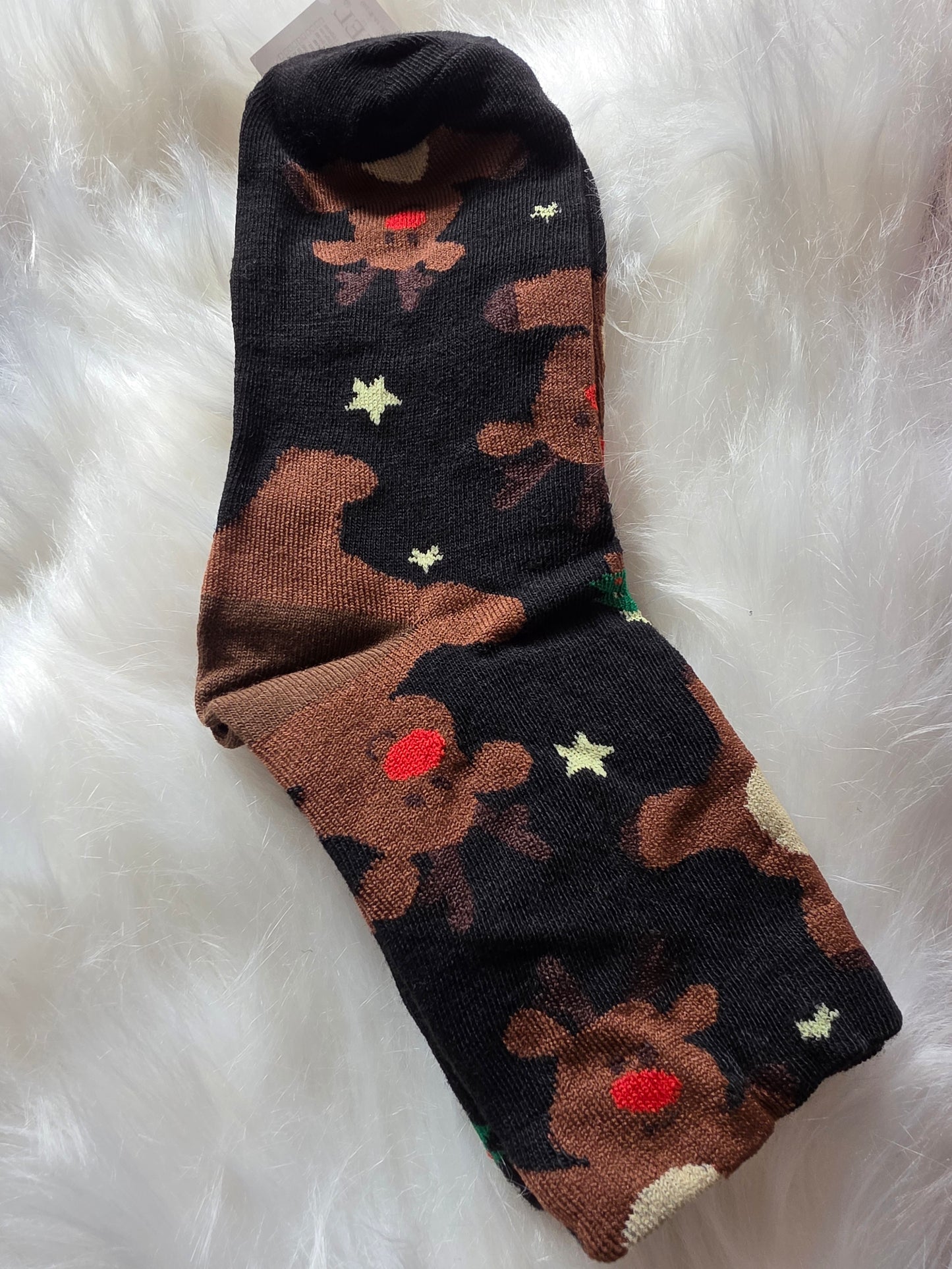 🎄 Women’s Festive Christmas Socks – 4 Pairs Holiday Set