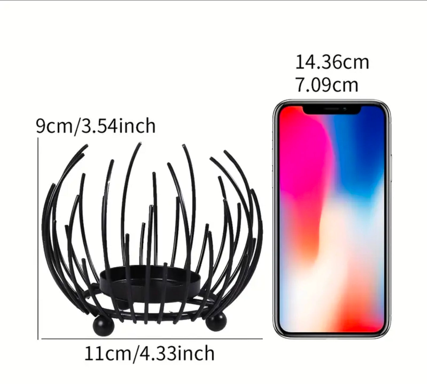 Elegant Nest-Shaped Candle Holder