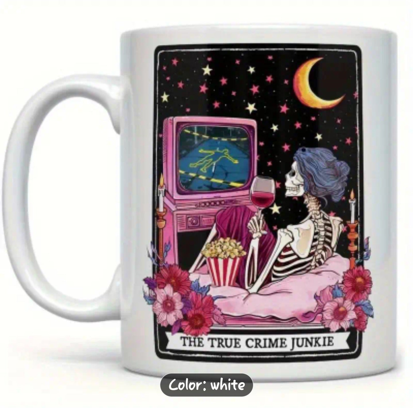 Gothic Skeleton Tarot Mug