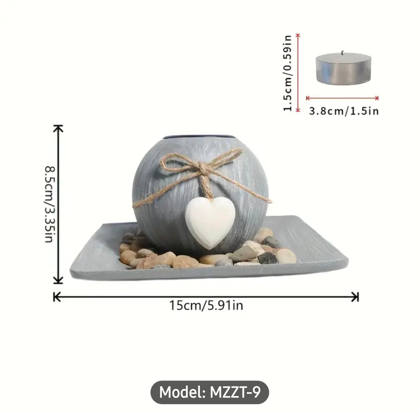 Elegant Heart Candle Holder