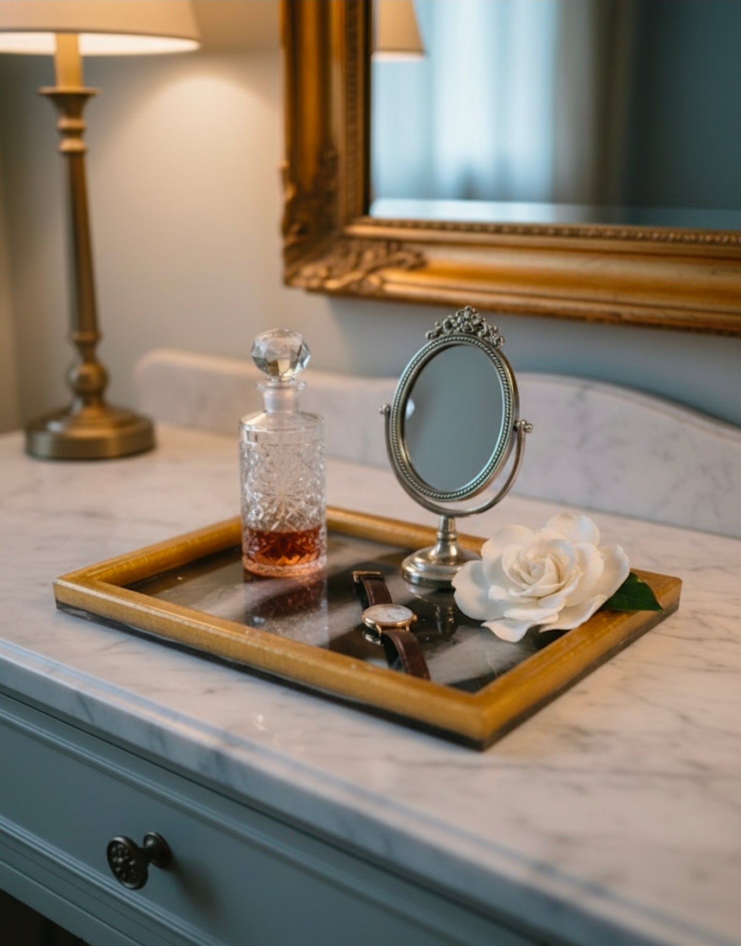 Handcrafted Multi-Use Resin Catch-All Tray