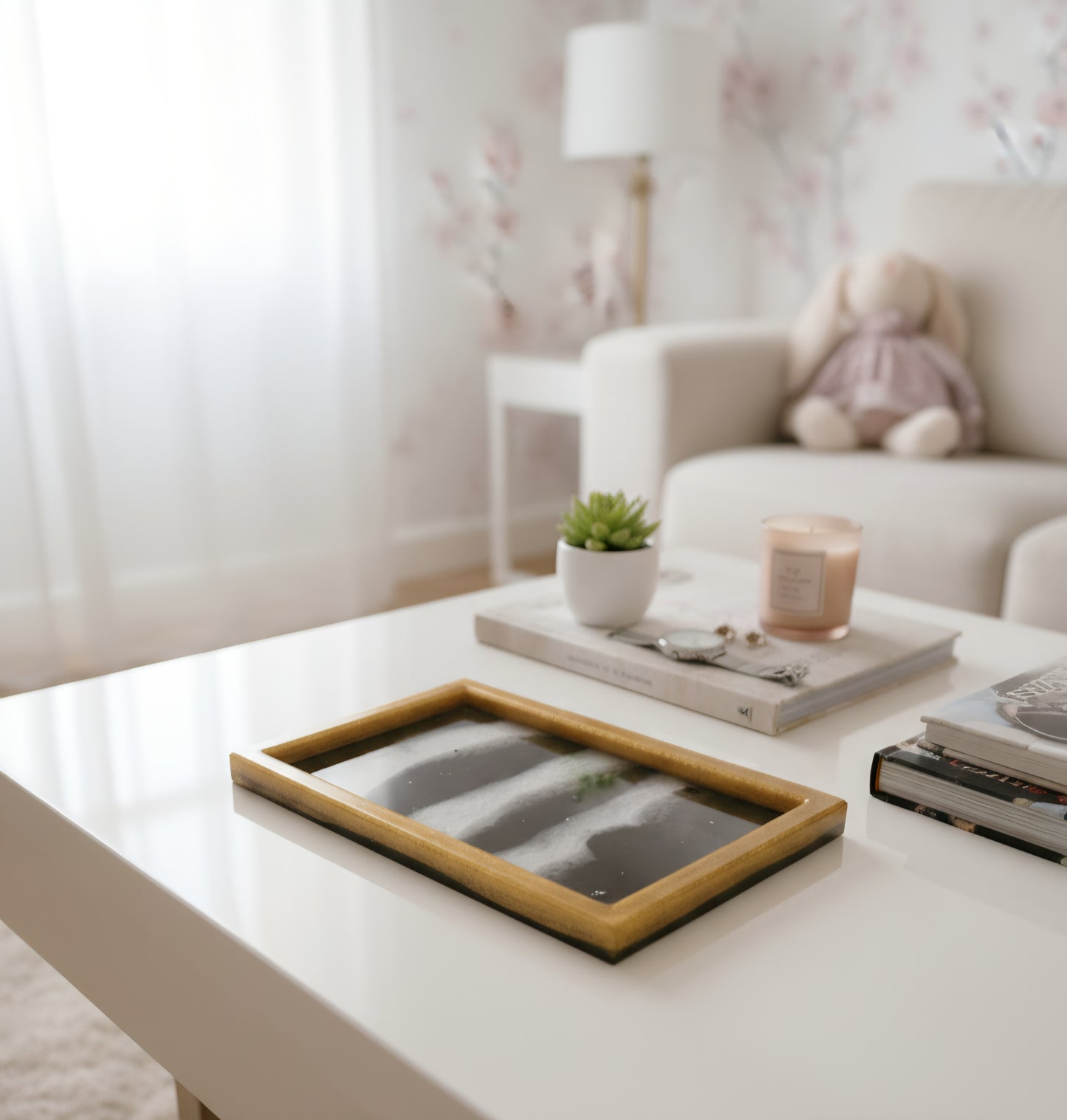 Handcrafted Multi-Use Resin Catch-All Tray