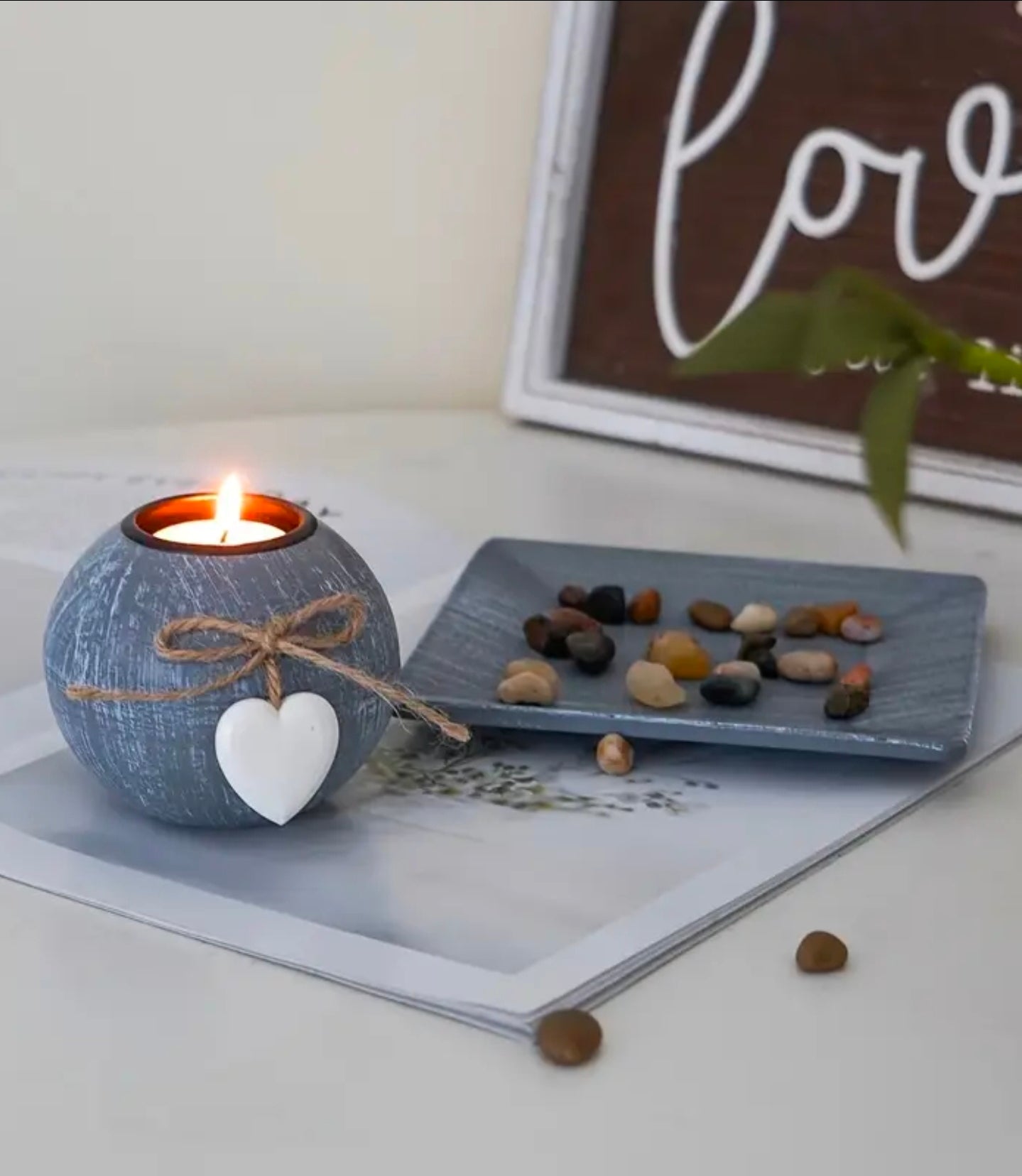 Elegant Heart Candle Holder