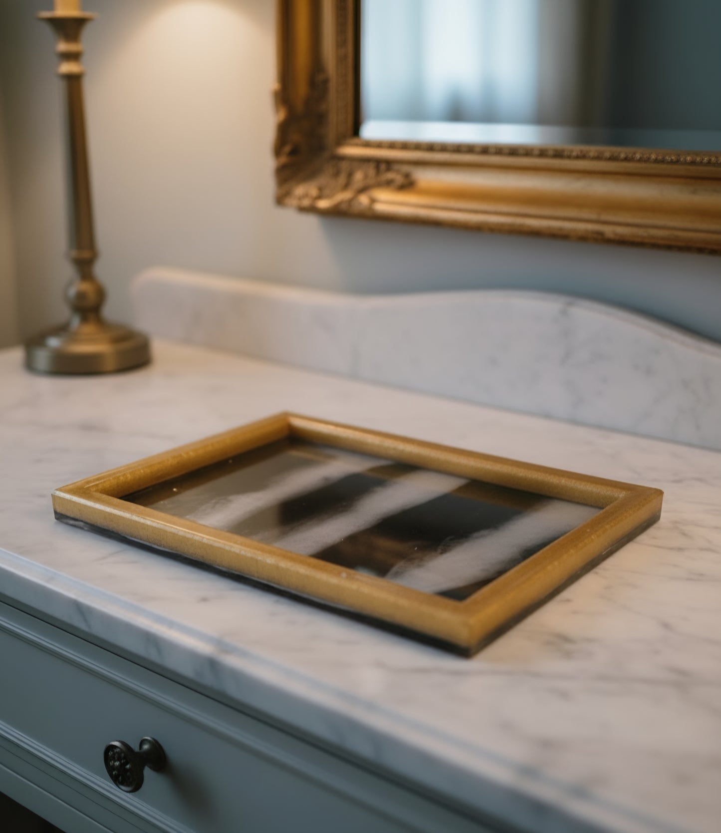 Handcrafted Multi-Use Resin Catch-All Tray