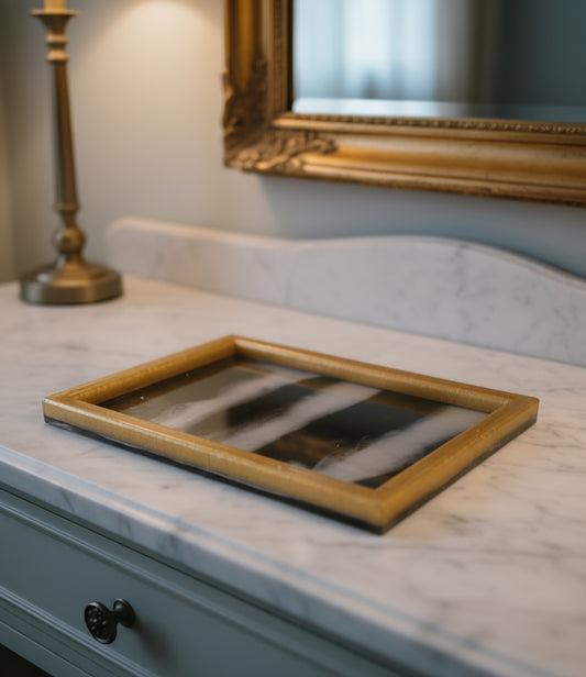 Handcrafted Multi-Use Resin Catch-All Tray