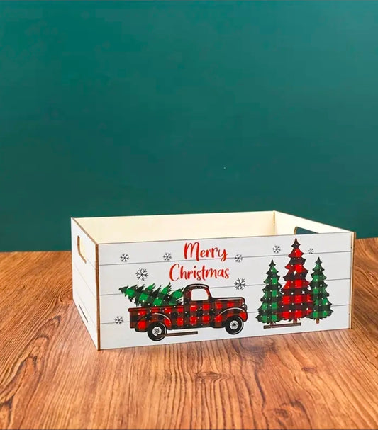 Rustic Farmhouse Christmas Storage