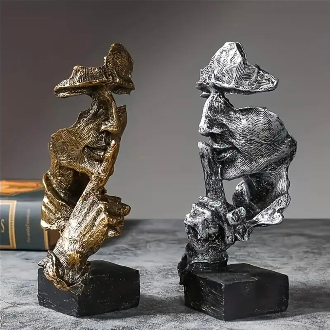 The Three Wise Thinker Statues Set