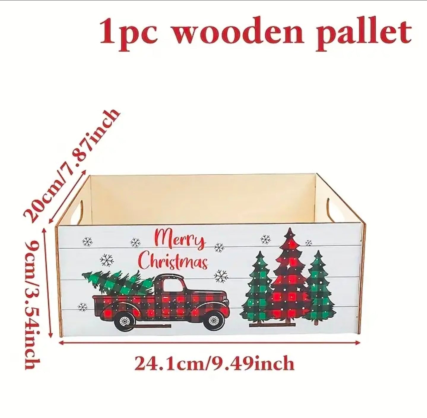 Rustic Farmhouse Christmas Storage